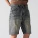 Men's Clothing Fashion Brand Ripped Denim Shorts Men's Cool Mid Length Pants 2023 New Casual Men's Pants Trendy Loose Shorts_mkmklike.com