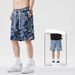 Men's Clothing Denim Shorts Summer New High Street Loose Personality Trend Straight Beach Pants Shorts_mkmklike.com