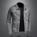 Spring And Autumn New Washed Classic Cowbo Jacket For Men, Youth, Street Handsome, Flip Collar, Casual Coat,_mkmklike.com
