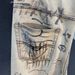 High End Men's Streetwear Jeans Japanese Brand Loose Fitting Straight Leg Graffiti Splatter Paint Distressed Look_mkmklike.com
