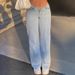 Women's Fashion Retro Straight Pants Loose Street Style Denim Pants_mkmklike.com