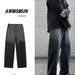 Men's Clothing Spring And Autumn Men's Jeans Trendy Gradient Straight Trousers Loose Wide Leg Fashion Daddy Pants_mkmklike.com
