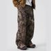 Men's Straight Leg Loose Wide Leg Jeans Tree Branch Print Trendy Couple Style Long Pants Spring Summer_mkmklike.com