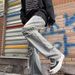 Men's Summer Ripped Straight Leg Jeans Muddy Color Streetwear Brand Stylish Comfortable Denim Jeans_mkmklike.com