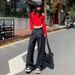 Autumn Bestseller: Denim-colored American Retro Washed Loose Straight-Leg Jeans For Women With Embroidery And Draped_mkmklike.com