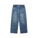 Retro Washed Wide Leg Jeans – Loose Fit Denim Pants With Elastic Waist (Denim Blue, Black Gray, Dark Blue, Black, White, S-XL)_mkmklike.com