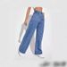 High-Waisted Straight-Leg Jeans For Women - Stretch Denim, Comfort Fit, Trendy Streetwear Style (XS-4XL)_mkmklike.com