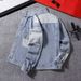 Men's Retro Workwear Denim Jacket Trendy Casual Style For Spring And Autumn_mkmklike.com