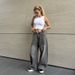 Streetwear Baggy Jeans – 90s Hip-Hop Revival (High Waist, Washed Gray, Unisex Fit For S-XL, Cotton-Poly Blend)_mkmklike.com