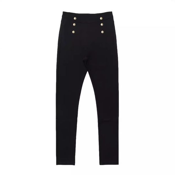 Women's Clothing New Fashion Trousers, High Waist, Slim Fit, Double Breasted_mkmklike.com