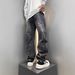 Vintage Splatter Wash Jeans – 90s Streetwear Baggy Fit With Curved Hem (28-36)_mkmklike.com