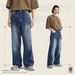 Men's Distressed Wide-Leg Jeans – Vintage Washed Denim Pants (Blue, S-XL)Men's Clothing_mkmklike.com