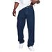 Men's Stretch Slim Fit Straight Leg Mid Rise Casual Cropped Jeans Fashion Comfortable Denim_mkmklike.com