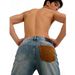 Men's Clothing Light Blue Patchwork Denim Jeans, Casual High Street Style, Cool And Comfortable Men's Casual Pants._mkmklike.com