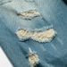 American Style Trendy Brand Ditreed Ripped Jean For Men With Wrinkled Deign Paratrooper Wide-Leg Straight Long_mkmklike.com
