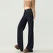 Denim Blue Wide-leg Jeans Women, New Spring And Autumn Style, High-waisted, Loose Straight Fit, Suitable For Petite_mkmklike.com