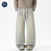 Nordmann Muqiu Clothing | Fleece-Lined Thickened New Tang Jeans Men's American Style Elastic Waist Loose Draped Straight Wide-Leg_mkmklike.com