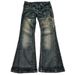 Europe And America Eco-friendly Fabric 2026 New Y2K Harajuku Retro American Jeans Goth Street Dance Casual Loose Blue_mkmklike.com