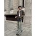 Cleanfit Men's Washed Distressed Gradient Jeans Street Style High Street Vibe Straight Leg Flared Pants Autumn Collection_mkmklike.com