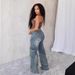 Women's Clothing Jeans Autumn And Winter New Star Tassel Raw Edge Loose Straight Casual Pants Women_mkmklike.com
