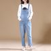 Denim Overalls For Women - High Waisted Stretch Jeans Jumpsuit With Adjustable Straps, Comfortable & Stylish Casual Wear_mkmklike.com