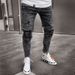 Exclusive Ripped Jeans, Stretch Denim Pants, Men's New Style_mkmklike.com