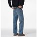 Clanfit Men's American Vintage Straight Leg Jeans – Cleanfit Washed Denim, Relaxed Fit, 100% Cotton (Sizes 28-38)_mkmklike.com