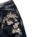 Men's And Women's Cross Border Foreign Trade Derschutze Street Style Jeans Retro Plum Blossom Embroidery Straight Leg Pants_mkmklike.com