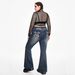 High Waisted Flared Jeans for Women Punk Style Sexy Skull Embroidery plus Size Denim Jeans Factory Direct in Stock_mkmklike.com