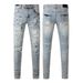 Men's Clothing Street Hiphop Fashion Tight Fit Skinny Jeans_mkmklike.com