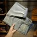 Large Size Men's Clothing Spring And Summer Ripped Heavy Industry Retro Jeans Men's Trendy Brand Fat Pants Cross-border Jeans Are Sent On Behalf_mkmklike.com
