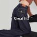 Denim Blue Wide-leg Jeans For Women, 2025 Autumn And Winter New Style, High-waisted, Loose, Slimming, Petite,_mkmklike.com