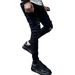 Men's Clothing Stretch Skinny Jeans Men's Stretch Skinny Jeans - Comfortable Slim Fit Denim Pants For Casual Wear (Black, XS-XXL)_mkmklike.com