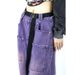 Vintage Purple Jeans For Men & Women - Relaxed Straight Leg Baggy Denim Pants, High Waist Wide Leg Trousers For Spring/Fall_mkmklike.com