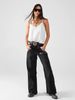 Women's Clothing Fashion Rhinestone Studded Wide Leg Jeans For Women Trendy European And American Style_mkmklike.com
