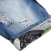 Men's Blue Distressed Ripped Denim Shorts Summer Style Trendy Versatile Straight Leg mid Length Outer Size Available_mkmklike.com