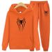 2024 Winter New Personalized Print Spider Pattern Couple Hooded Warm Sweater Set Youth Trendy Fashion_mkmklike.com