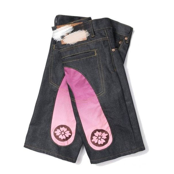 Wholesale Trendy Brand Kapok Foam Printed American Cotton Men's And Women's Short Pants_mkmklike.com