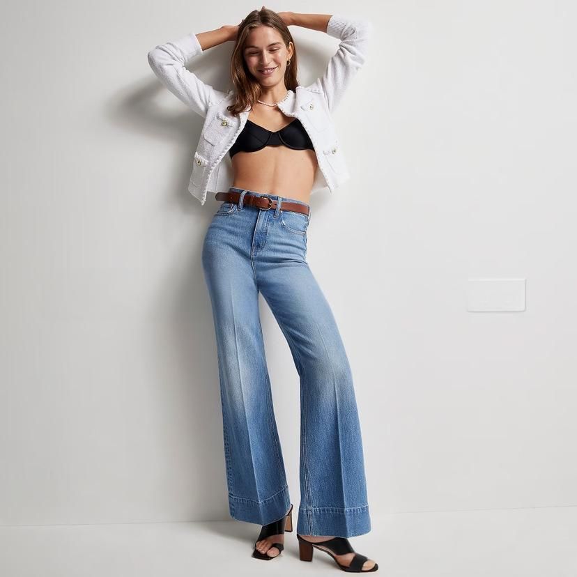 Women's Wide Leg Stretch Denim Jeans - Comfortable High Waist Loose Fit Casual Pants (Regular/Plus/Long Length, XS-4XL, Multiple Colors)_mkmklike.com