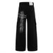 Streetwear Cargo Pants – Oversized Distressed Cotton Trousers With Washed Wrinkles & Drop Cuff (Black, S-XXXL) | High-Fashion Utility Pants For Men_mkmklike.com