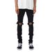 Stretchy European And American Fashion Trendy Brand Personality Ripped Slim Fit Skinny Men's Jeans_mkmklike.com
