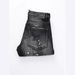 Men's Slim Fit Black Jeans With Waist Print Straight Leg Stretch Denim Pants For Casual Streetwear_mkmklike.com