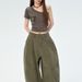 K Retro Curved Knife Jeans Women's New Casual Loose Hanging Straight Leg Wide Leg Floor Length Pants_mkmklike.com