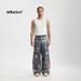 Pure Selected By Jiezhan|Zhangzi Active Digital Print Jeans Men's European Size Trendy Brand Autumn Winter New Straight Long_mkmklike.com