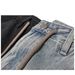 Men's Clothing Men's Summer High Waist Loose Fit Jeans Non Stretch Mid Rise Trendy Five Point Shorts Style Washed High Street Trend_mkmklike.com
