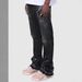 Men's American Retro RO Style Drawstring Zipper Gradient Washed Distressed Loose Wide-leg Mopping Work Jeans_mkmklike.com