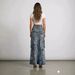 Women's Casual Cotton Denim Jeans With Symmetrical Slit Faux Two-Piece Skirt Style For Street Fashion Summer Spring/Autumn Regular Fit_mkmklike.com