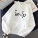 Women's clothing 2023 new autumn letter hooded loose ladies sweatshirt women's tops _mkmklike.com