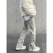 Vintage Washed High Street Jeans For Men - Distressed Tapered Leg With Zip Slit, Retro Straight Fit, Relaxed Trousers For Casual & Streetwear_mkmklike.com