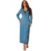 Women’s Classic Denim Button Cardigan – Versatile Lightweight Jacket (Dark/Light Blue, S-XXL)_mkmklike.com